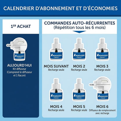 Kit diffuseur classique MIAOUZEN